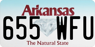 AR license plate 655WFU