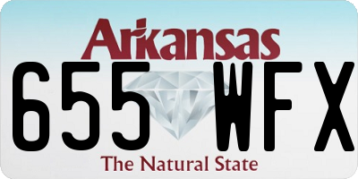AR license plate 655WFX