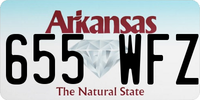 AR license plate 655WFZ