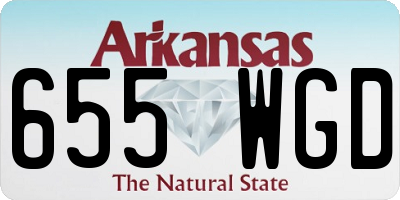 AR license plate 655WGD
