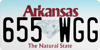 AR license plate 655WGG