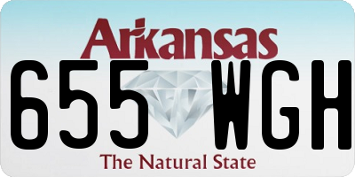 AR license plate 655WGH