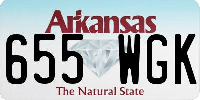 AR license plate 655WGK