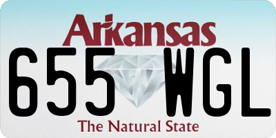 AR license plate 655WGL