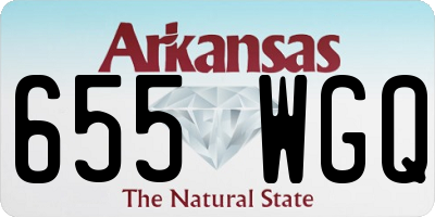AR license plate 655WGQ