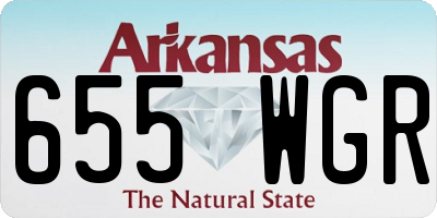AR license plate 655WGR