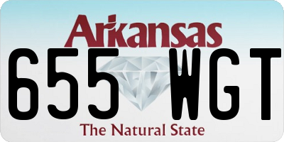 AR license plate 655WGT