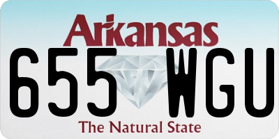 AR license plate 655WGU