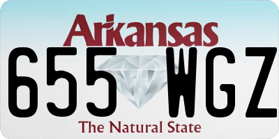 AR license plate 655WGZ