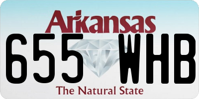 AR license plate 655WHB