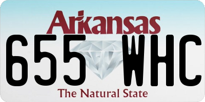 AR license plate 655WHC