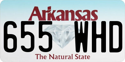 AR license plate 655WHD