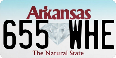 AR license plate 655WHE