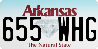 AR license plate 655WHG