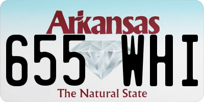 AR license plate 655WHI