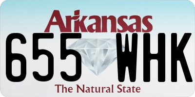 AR license plate 655WHK