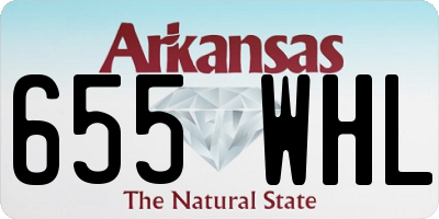 AR license plate 655WHL