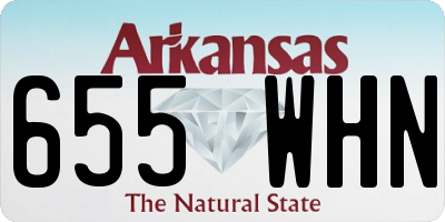 AR license plate 655WHN