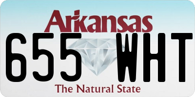 AR license plate 655WHT