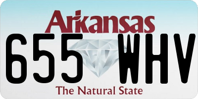 AR license plate 655WHV