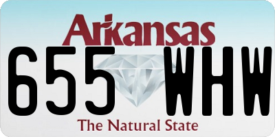 AR license plate 655WHW