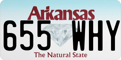 AR license plate 655WHY