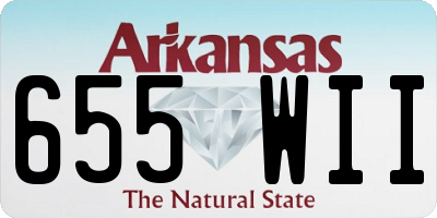 AR license plate 655WII