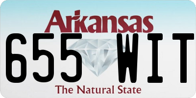AR license plate 655WIT