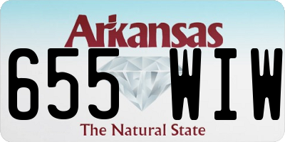 AR license plate 655WIW