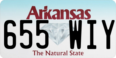 AR license plate 655WIY