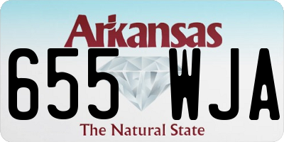 AR license plate 655WJA