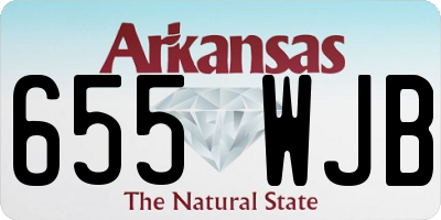 AR license plate 655WJB