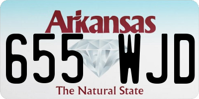 AR license plate 655WJD
