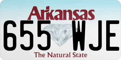 AR license plate 655WJE