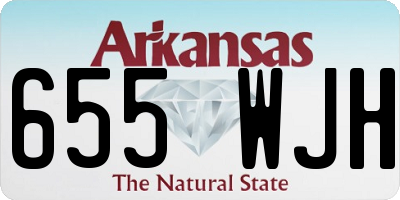 AR license plate 655WJH