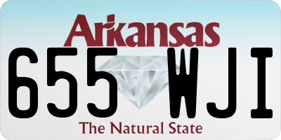 AR license plate 655WJI