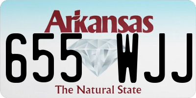 AR license plate 655WJJ