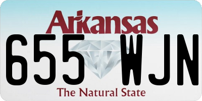 AR license plate 655WJN