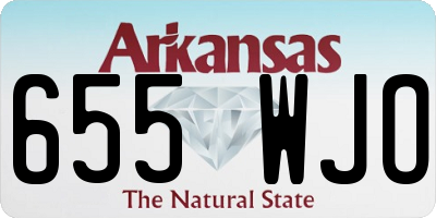 AR license plate 655WJO