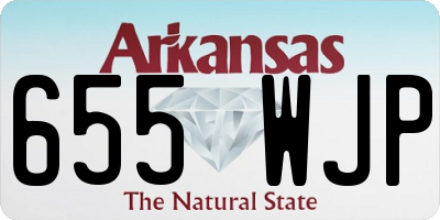 AR license plate 655WJP