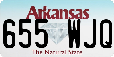 AR license plate 655WJQ