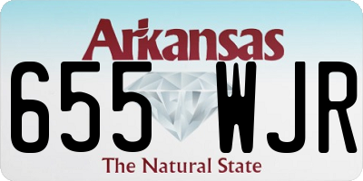 AR license plate 655WJR