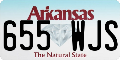 AR license plate 655WJS
