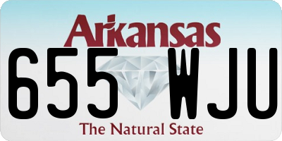 AR license plate 655WJU