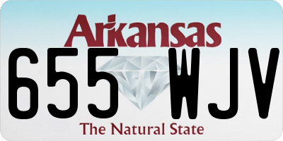 AR license plate 655WJV