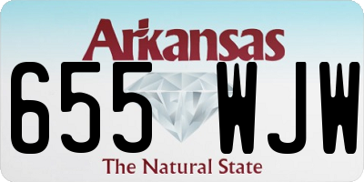 AR license plate 655WJW