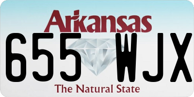 AR license plate 655WJX