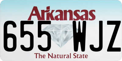 AR license plate 655WJZ