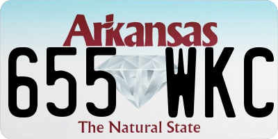 AR license plate 655WKC