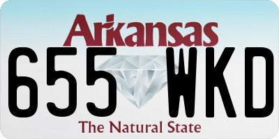 AR license plate 655WKD